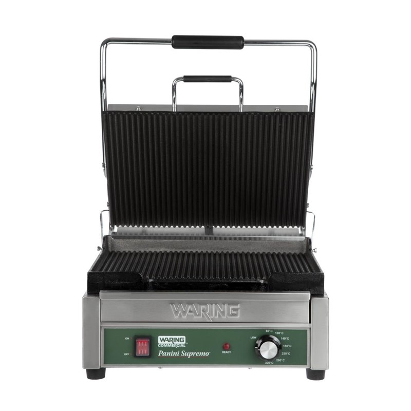 Waring Panini Grill rainuré 363x275mm 2,4kW 230V